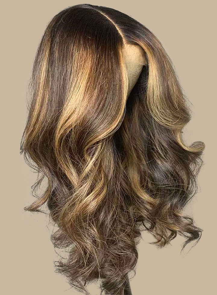 honey blonde lace wig