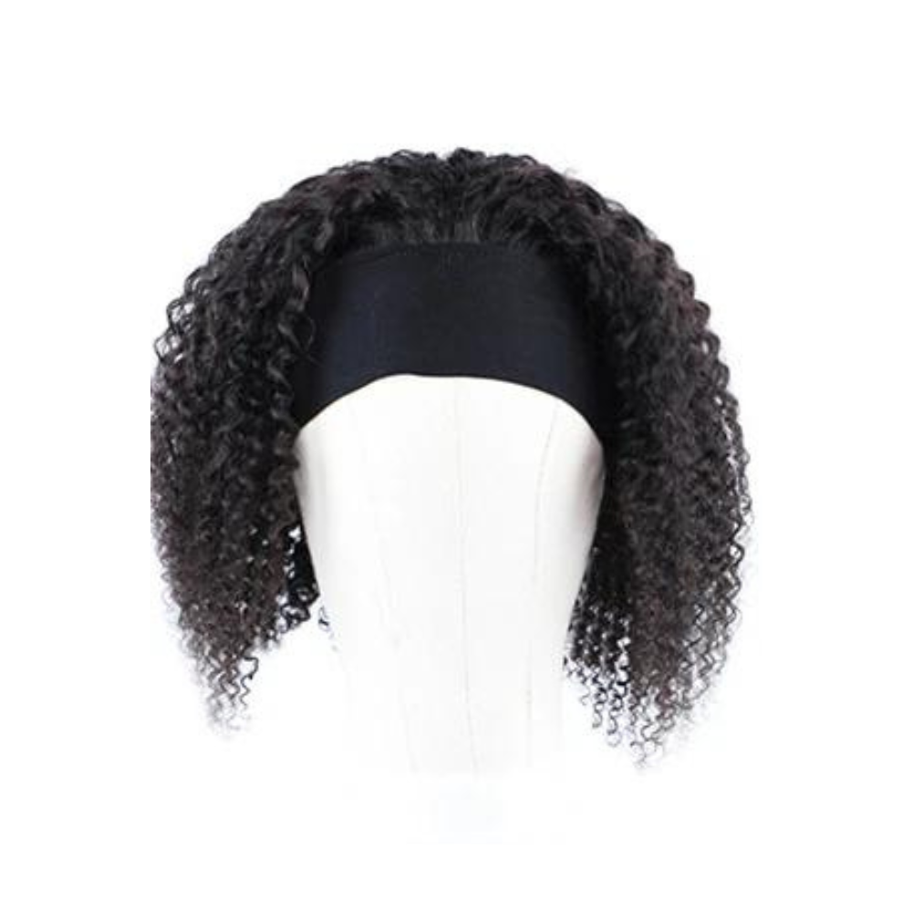 curly headband wig