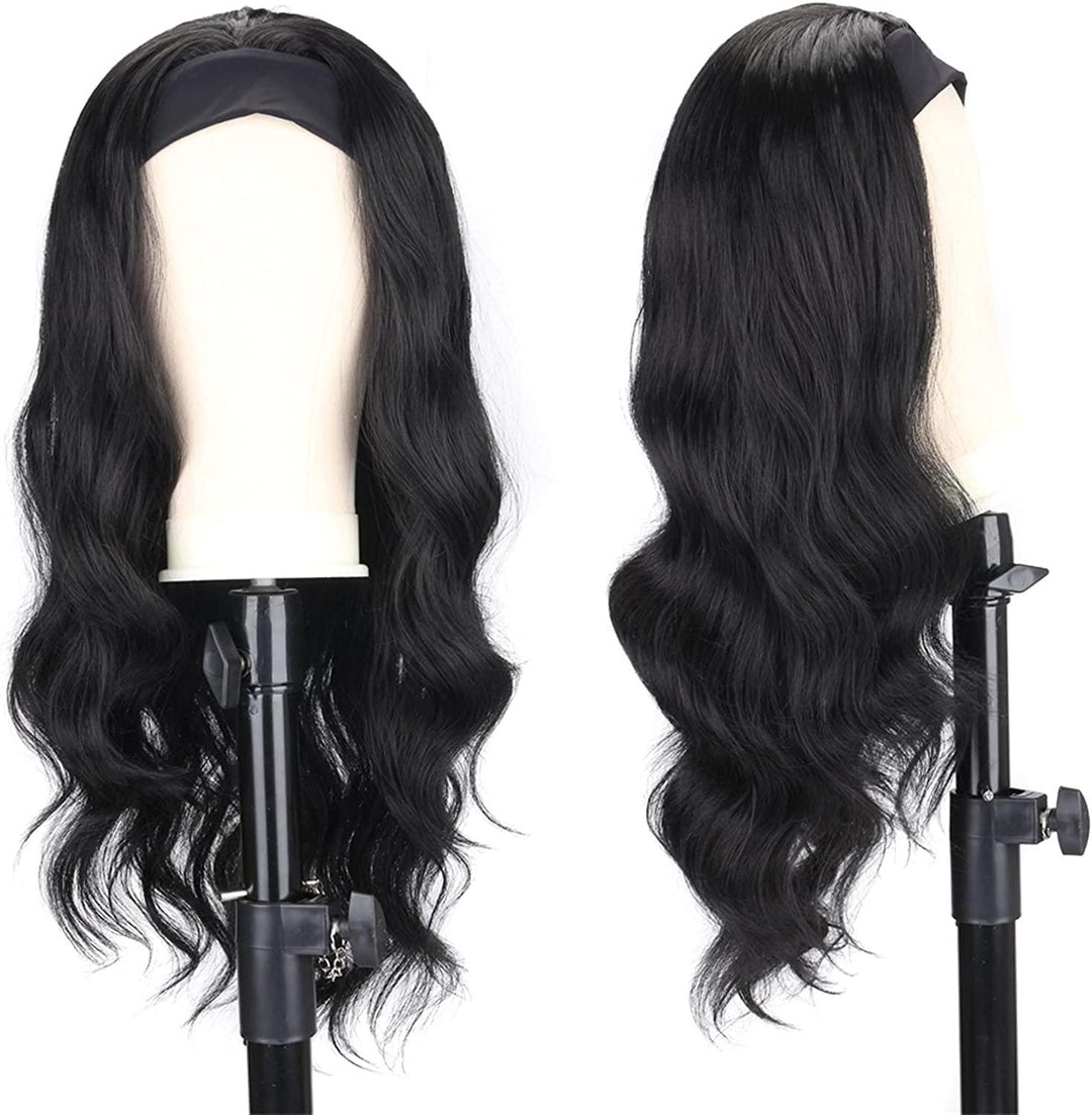 Natural Color Body Wave Headband Wig