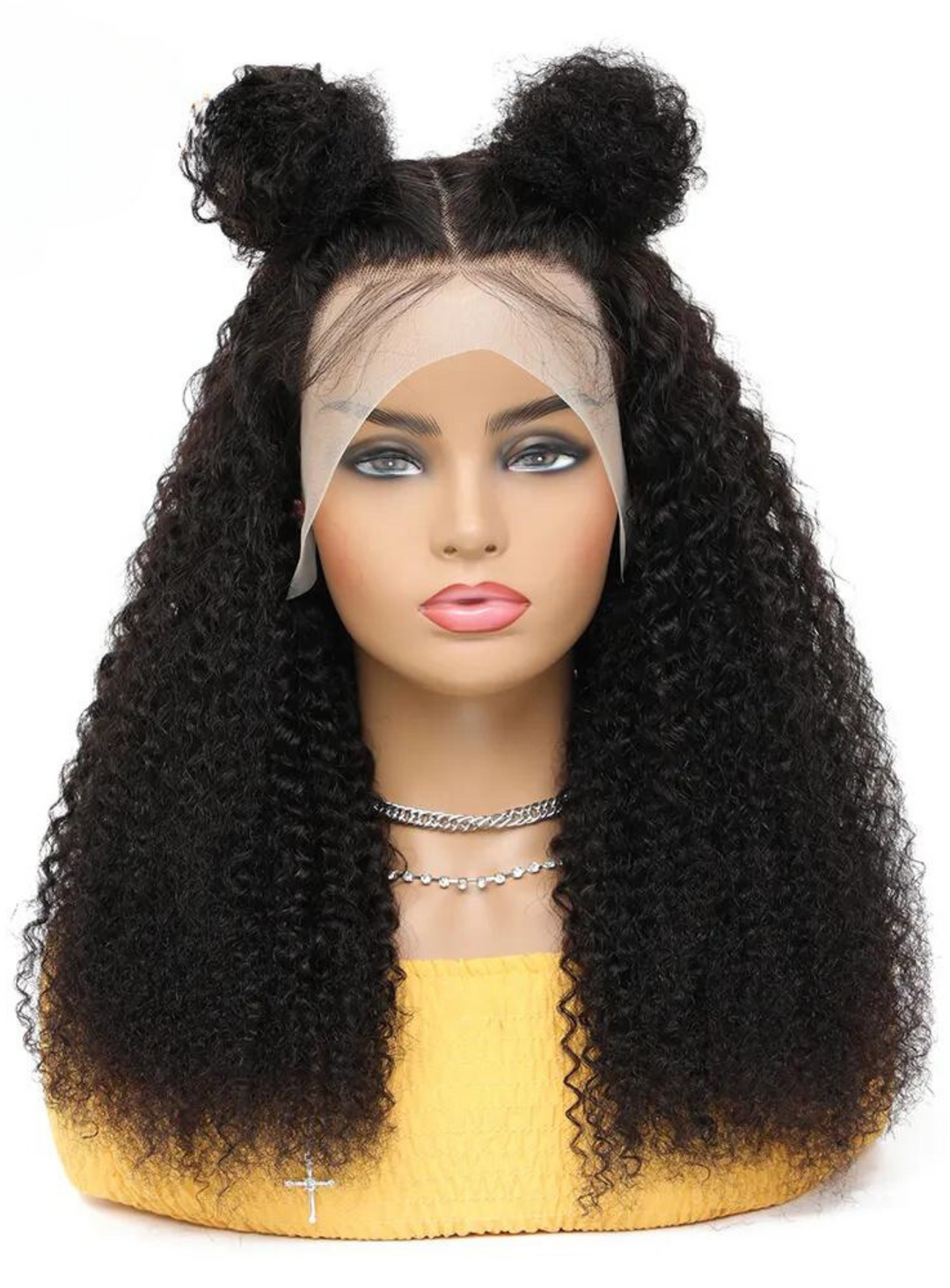 kinky curly long wig