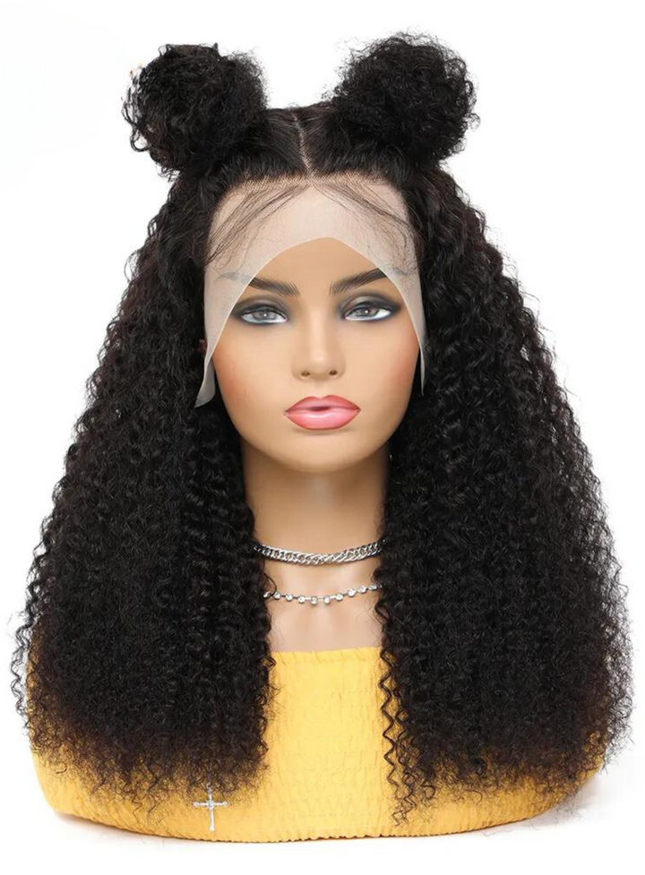 kinky curly long wig