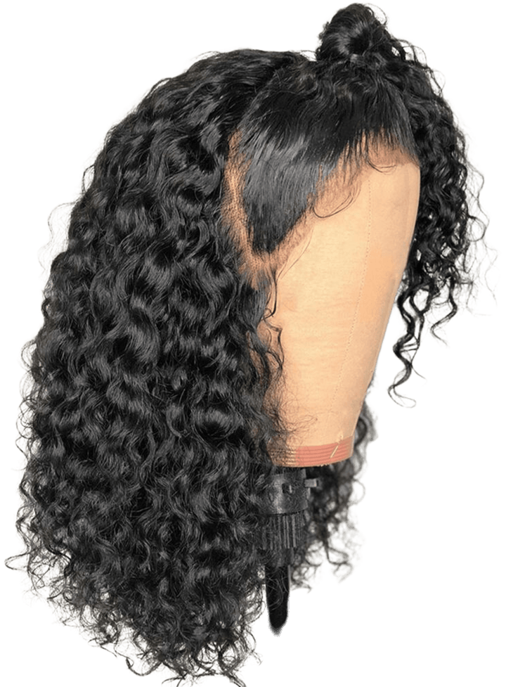 Natural Color Deep Wave lace Wig 