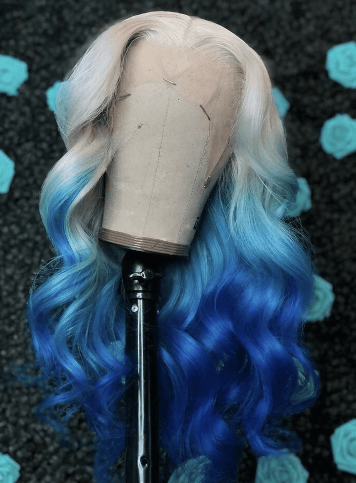 13x4 613/Blue  lace wig