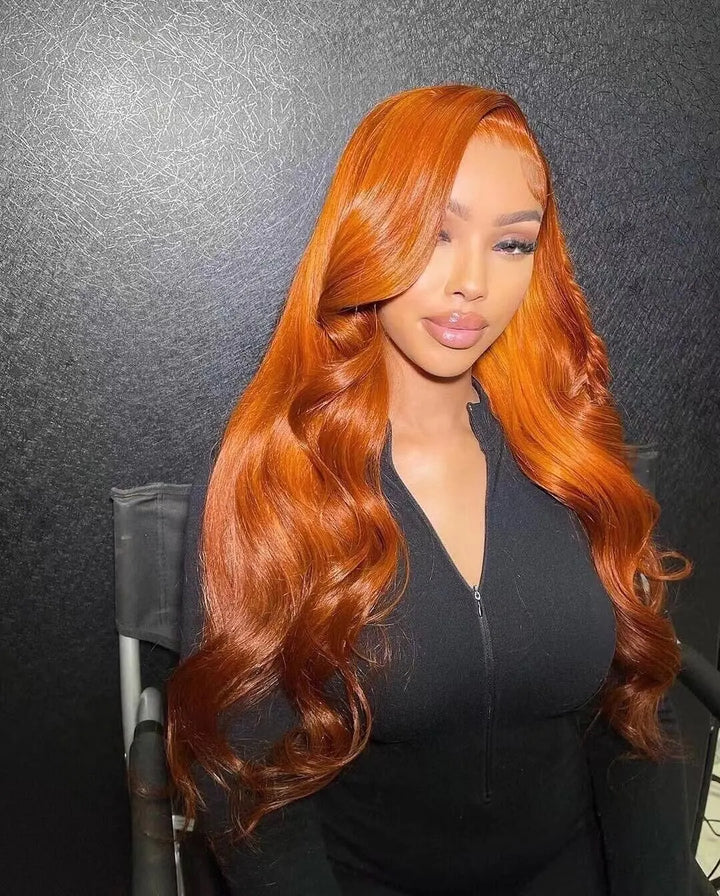 360 Body Wave Ginger Lace Wig