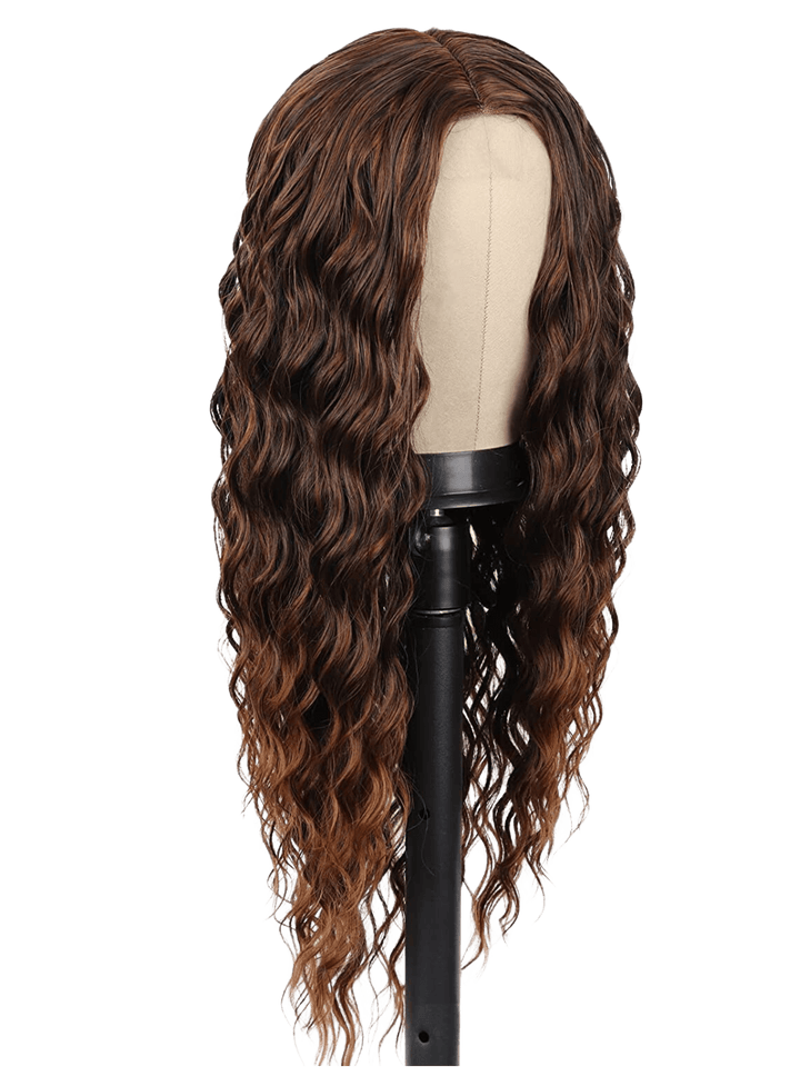Chocolate Brown Wig Deep Wave 