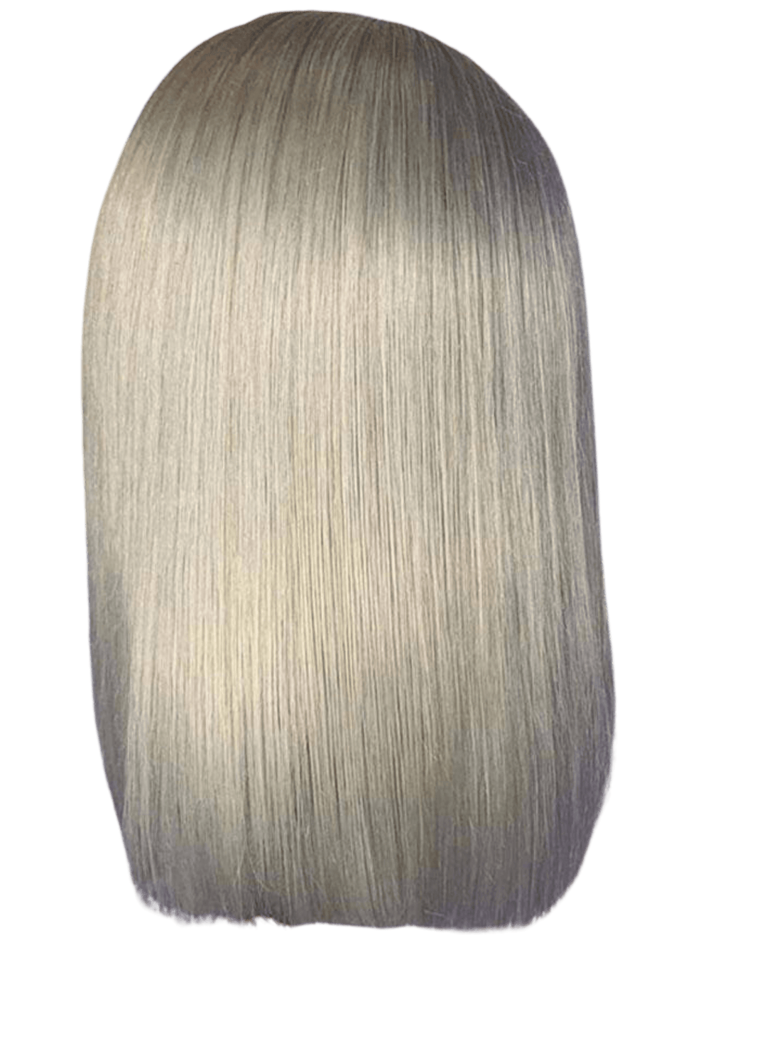 Grey BoB lace Wig 
