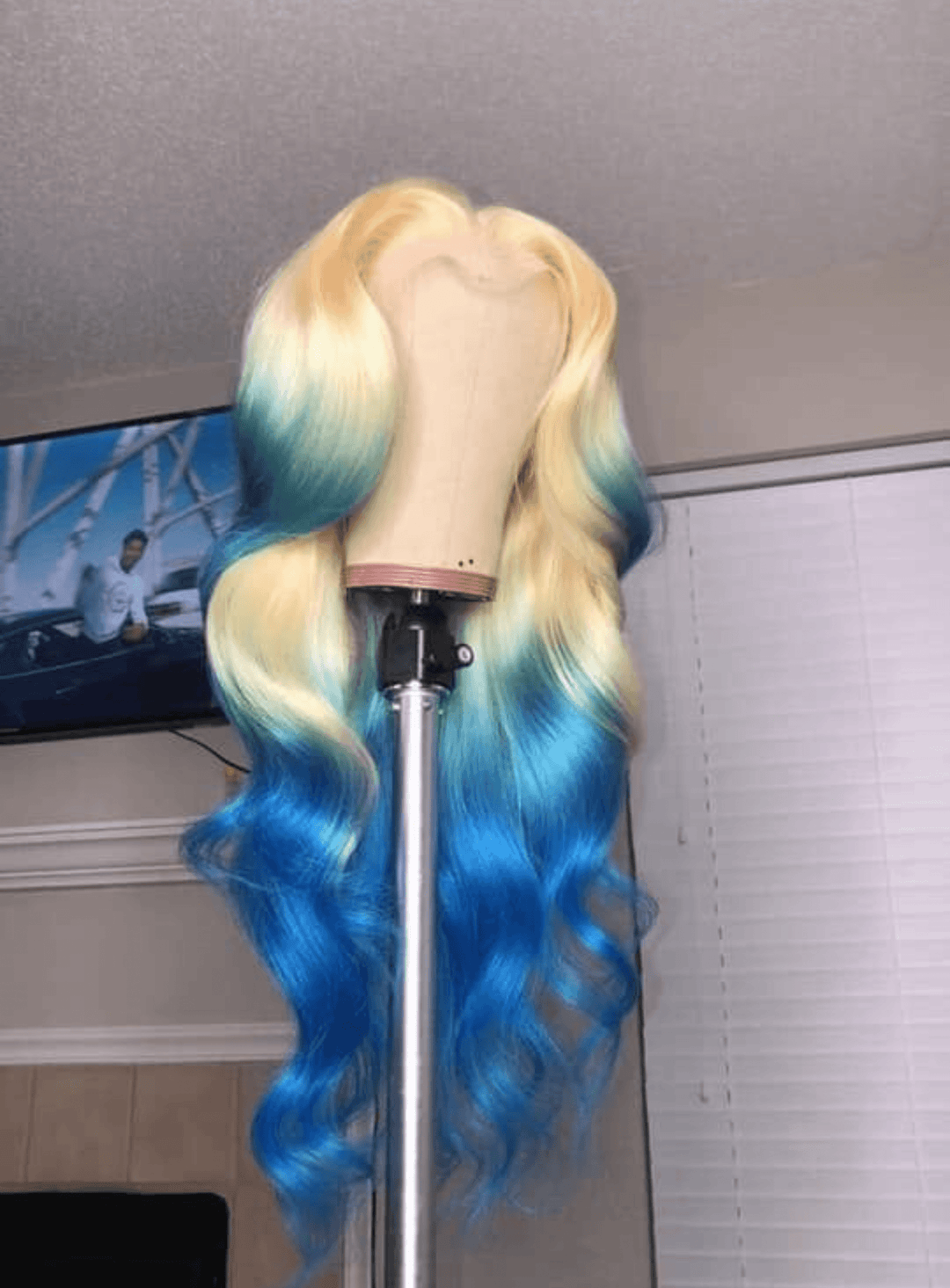 613/Blue Body Wave Lace Wig 