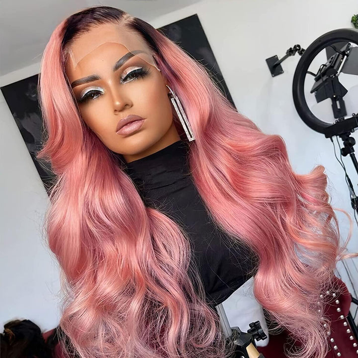 13x4 Pink Ombre Lace Wig 