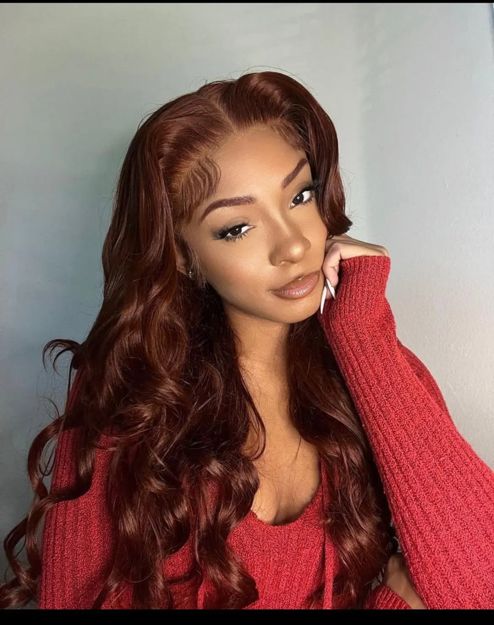 Perruque Body Wave Brun Chocolat