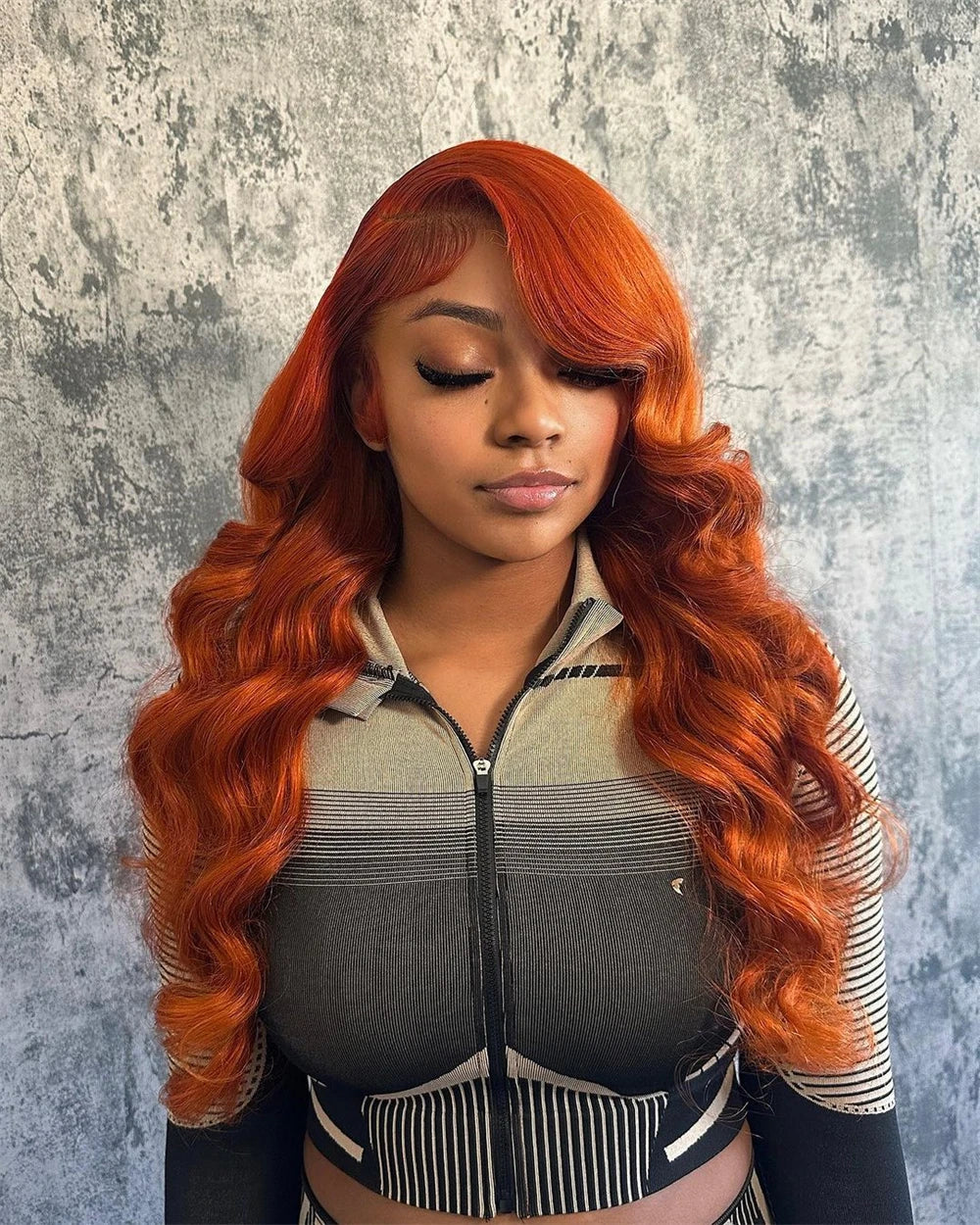 360 Body Wave Ginger Lace Wig