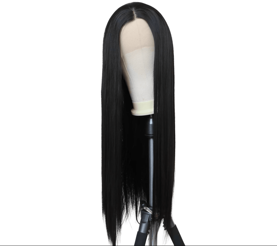 Natural Black Straight Lace Wig 