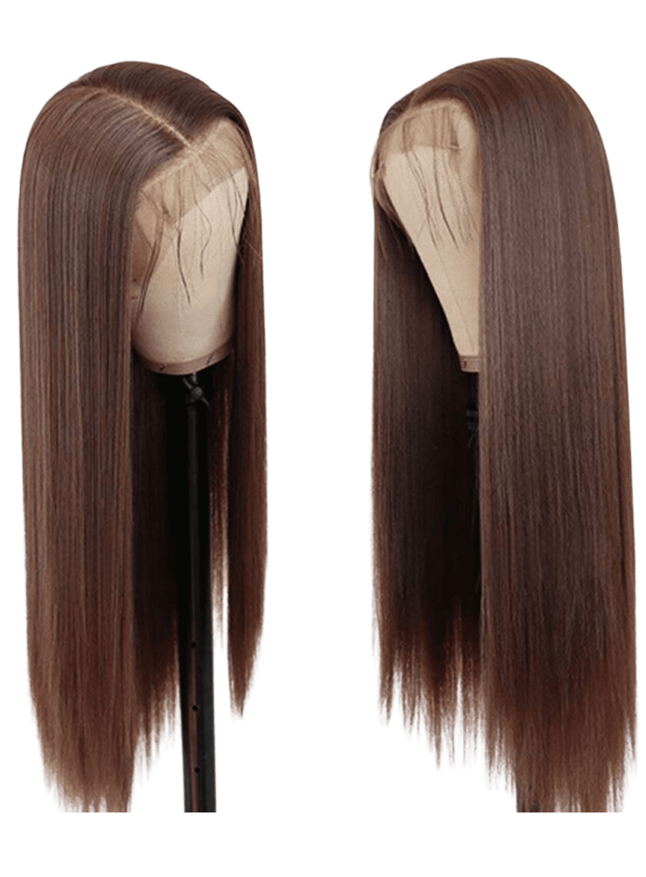 Chocolate Brown Straight Lace Wig - Lengths By Rihze' Qire