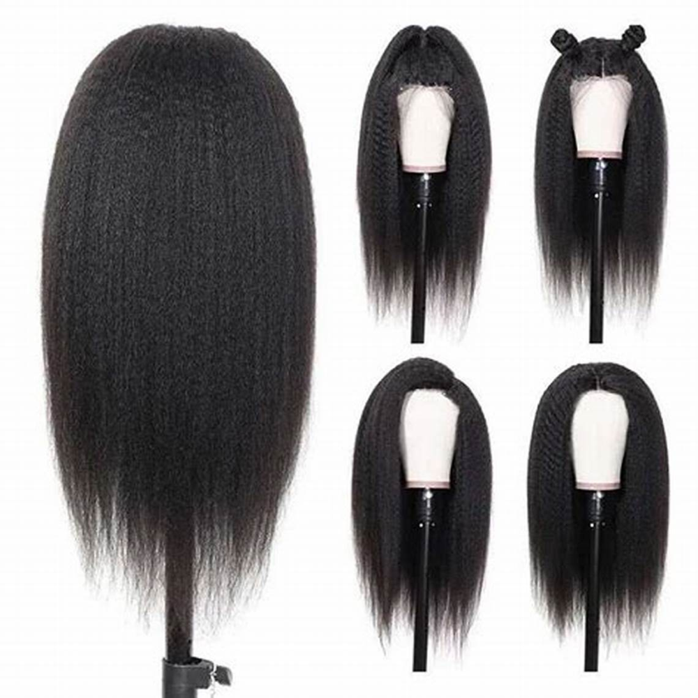 natural color straight wig