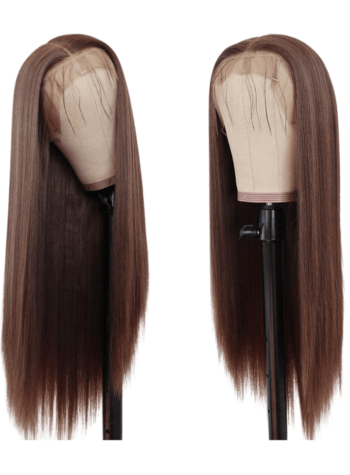 Chocolate Brown 4x4 Closure Lace Wig | Straight | Chocolate Brown