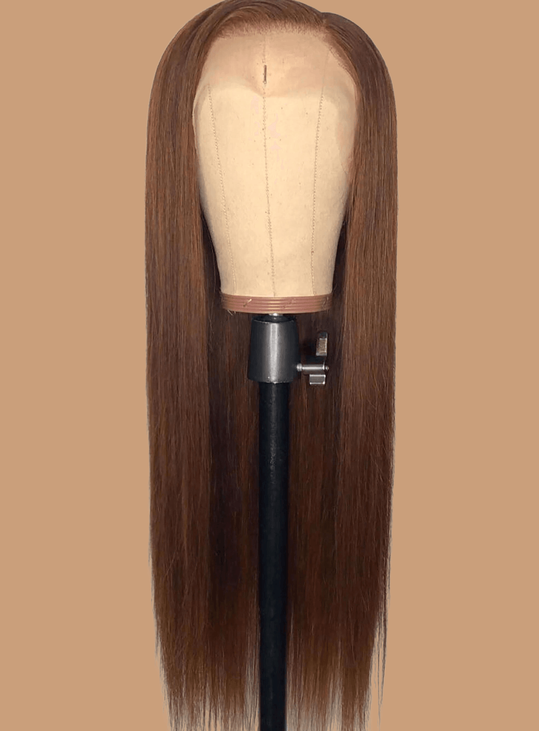 Chocolate Brown Straight Lace Wig - Lengths By Rihze' Qire