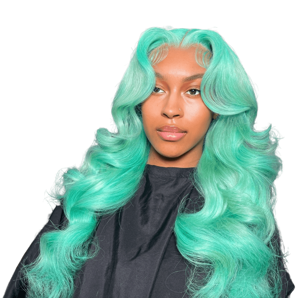 Mint Green Wig Body Wave Ready For Hair That Wows Shop Now Lengths By Rihze Qire
