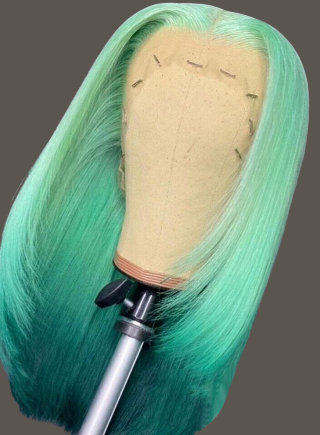 mint green bob wig