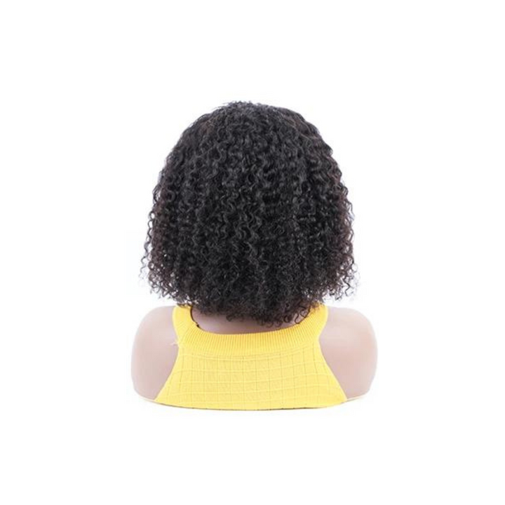 curly headband short wig