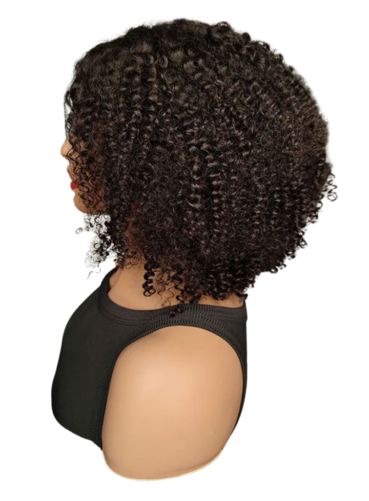 wear and go kinky curly human hair wig