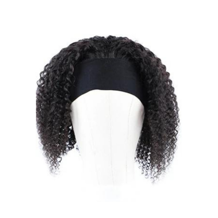 curly headband wig