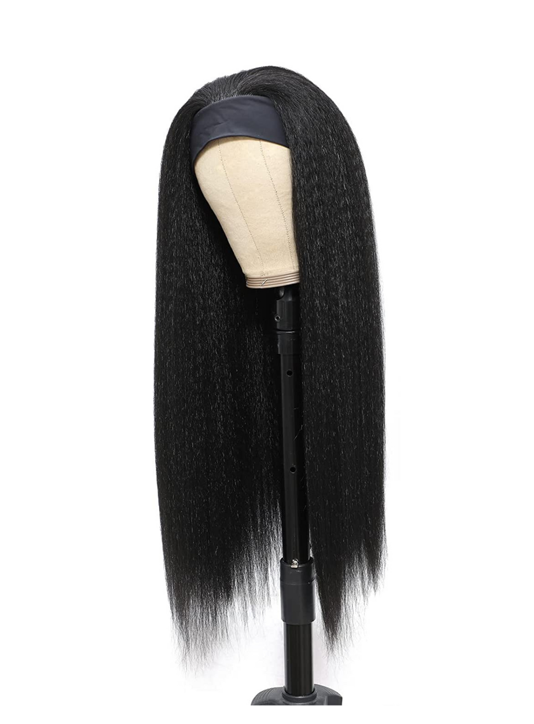 kinky straight headband wig