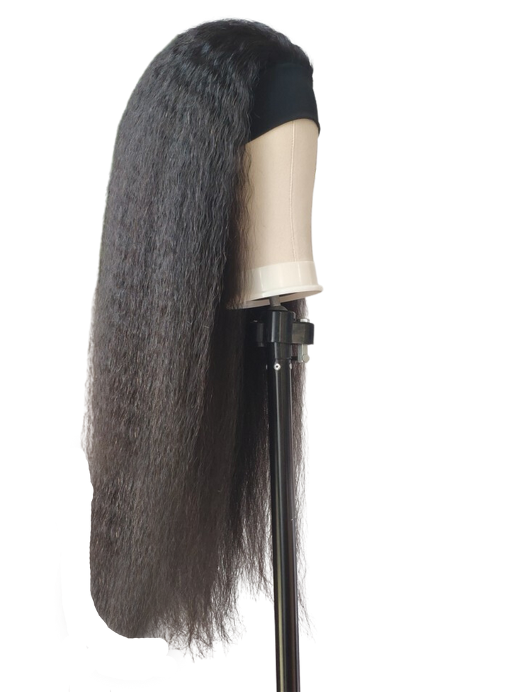 straight headband wig