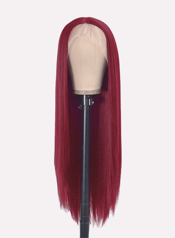 Burgundy Lace Wig 