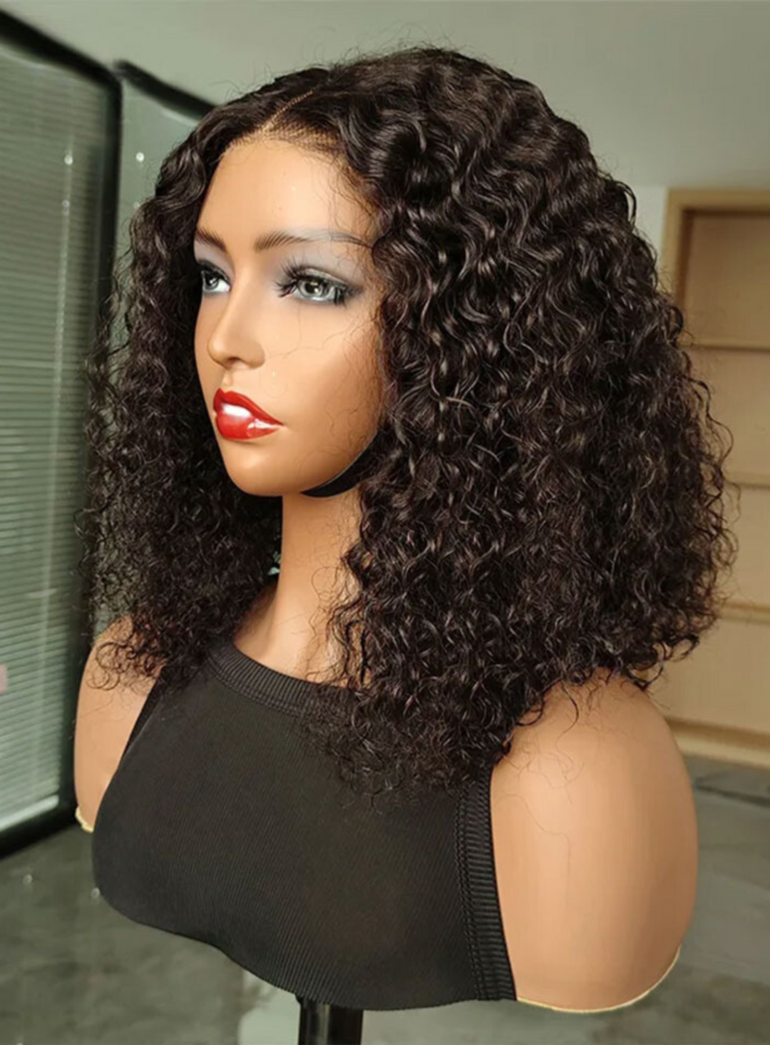 wear and go water wave human hair wig