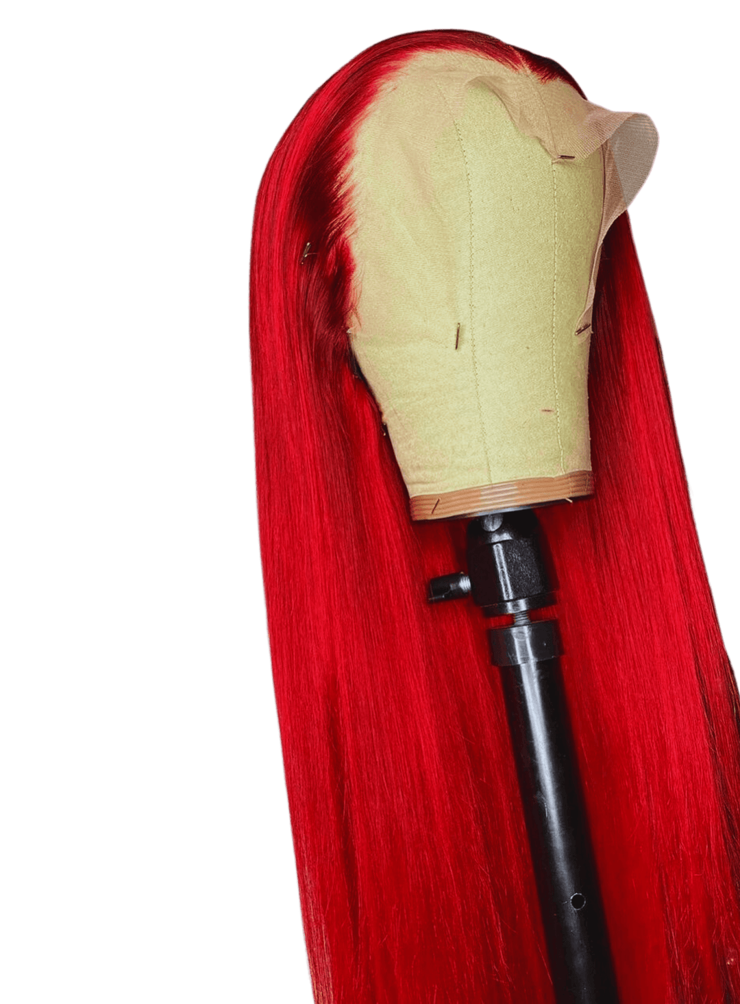 Red Straight Lace Wig 