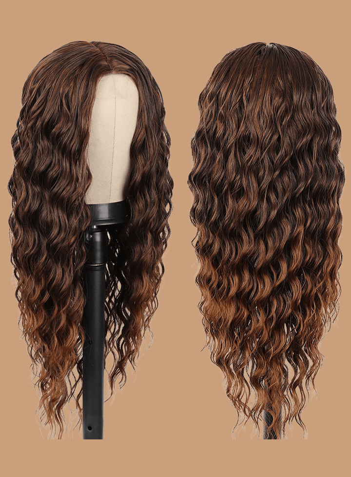 Deep Wave Chocolate Brown Lace Wig 