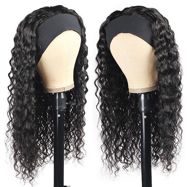 Deep wavy Headband Wig 