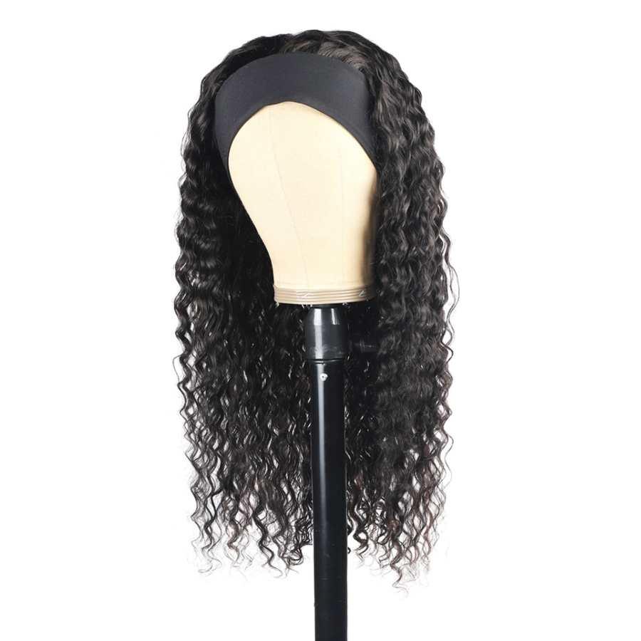 Deep Wave Headband Wig 