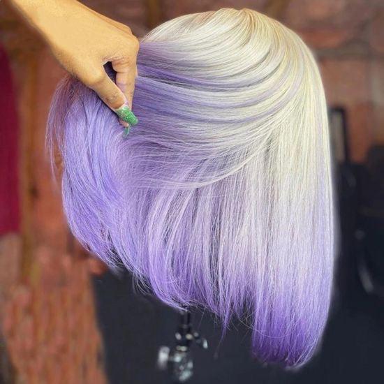 Purple BoB Wig 