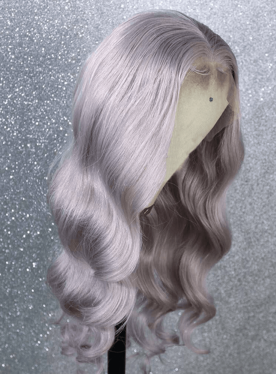 Silver Grey Body Wave Lace Wig 