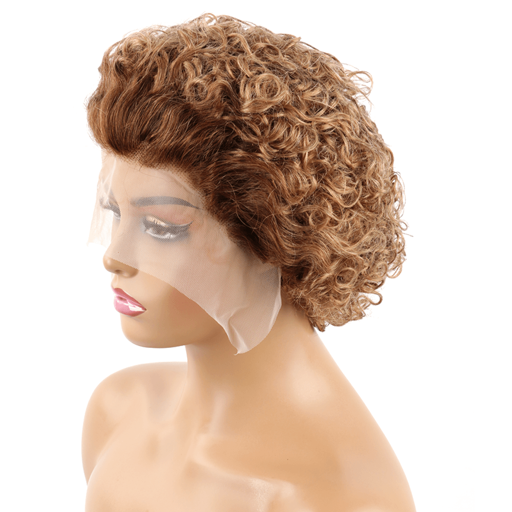 T4/27 Curly Pixie Lace Wig 