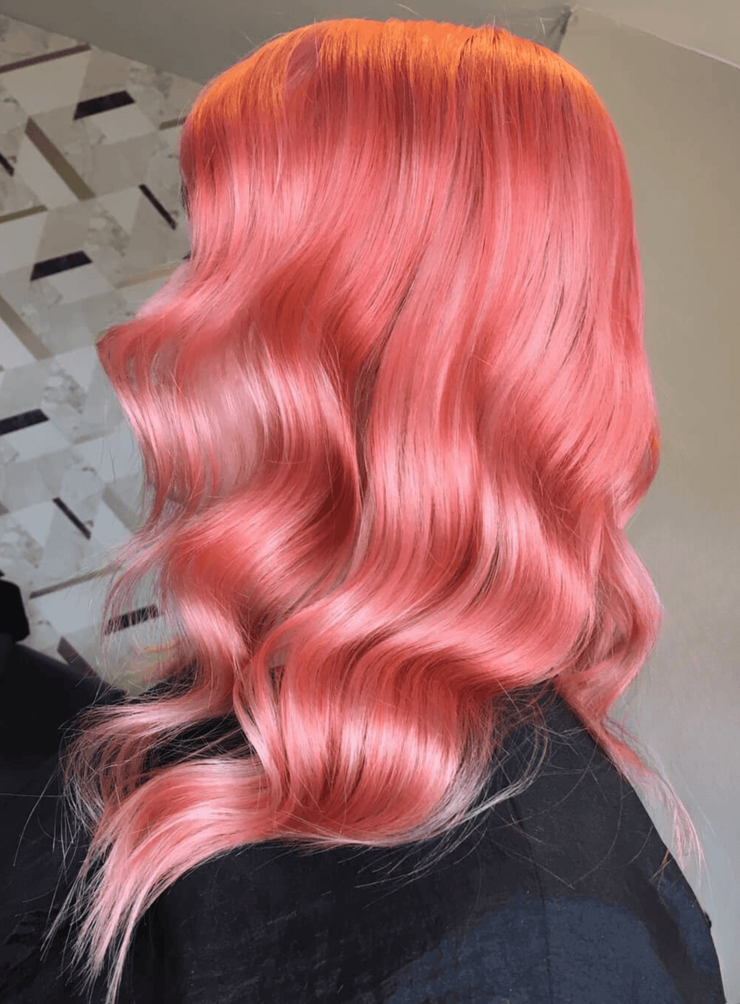 Pink Body Wave Lace Wig - Lengths By Rihze' Qire
