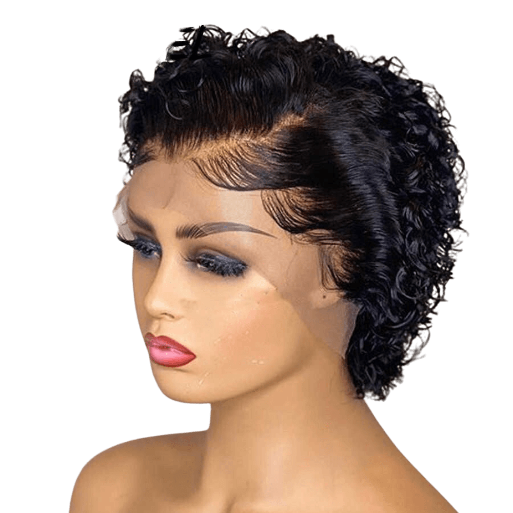 Curly Pixie Lace Wig 