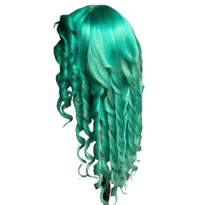 Mint Green Body Wave Lace Wig 