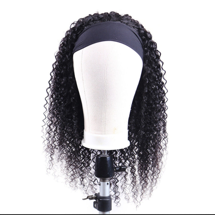 curly headband wig